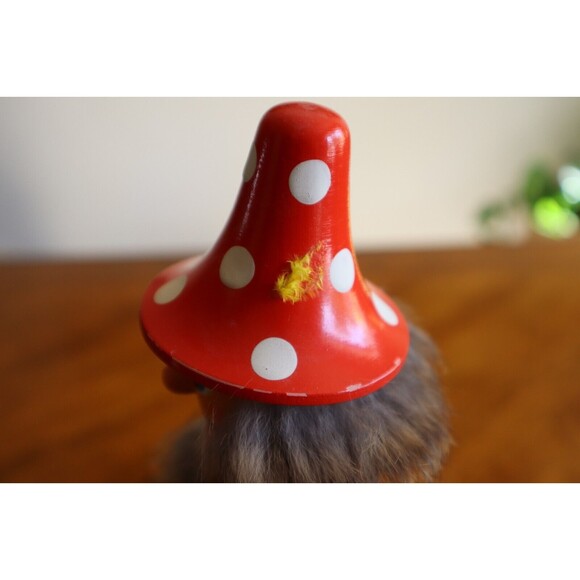 10.75" VEB Hodrewa Rothenthal German Democratic Republic Nutcracker Mushroom Man - Picture 9 of 13